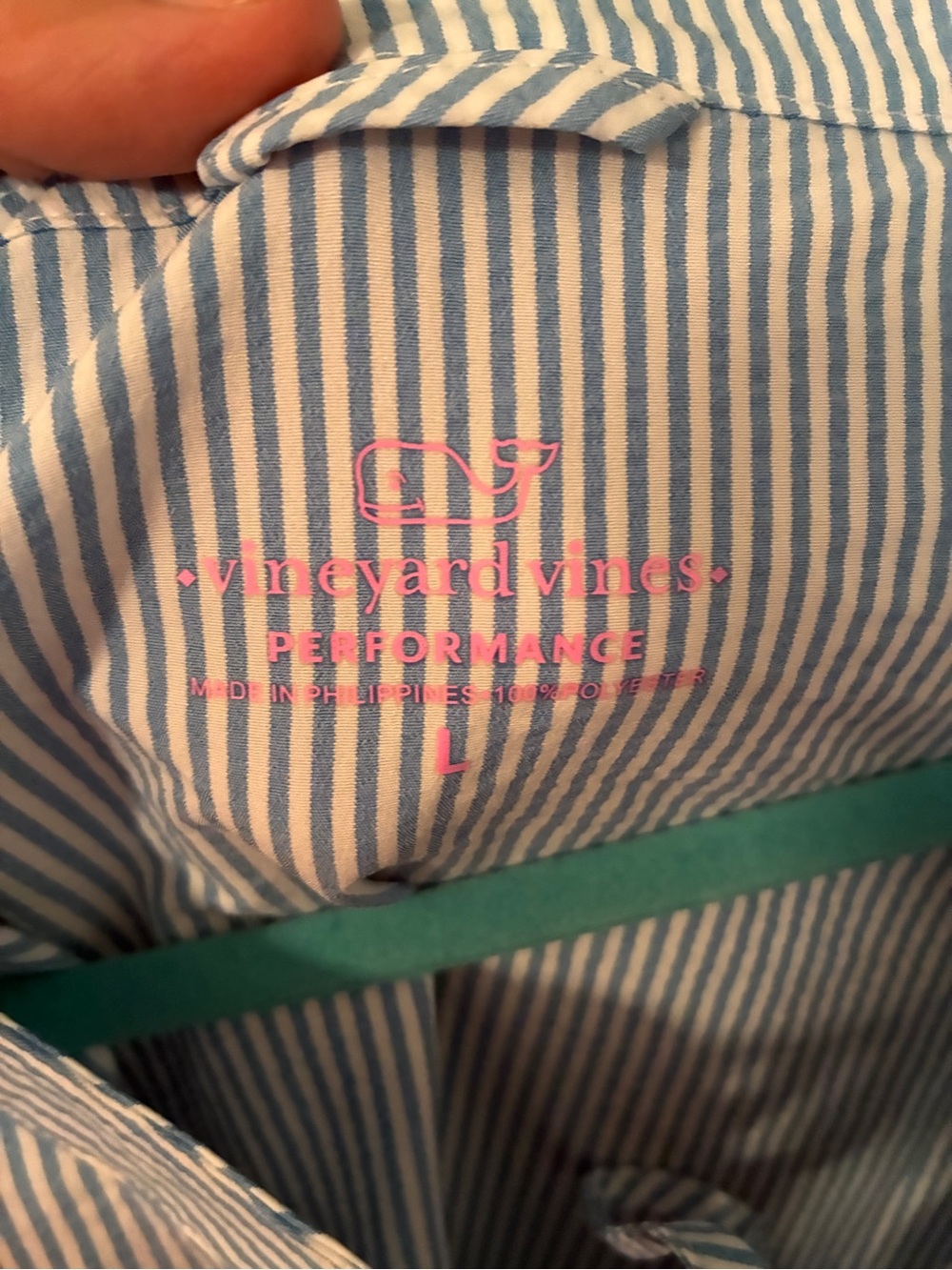 Vineyard Vines Harbor Flutter Tunic Dress - performance seersucker - Large - Picture 2 of 3